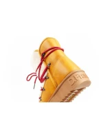 D.Franklin Snowshoes Dámske zimné módne kožušiny zateplené Mustard Women's