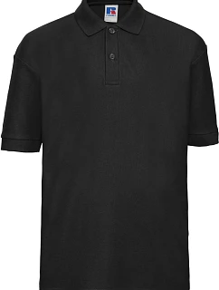 Russell Athletic 539B Detské polo tričko z piké 10.539B čierne