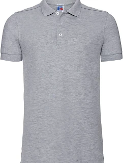 Pánské elastické piqué polo 10. light oxford model 22473887 - Russell Athletic