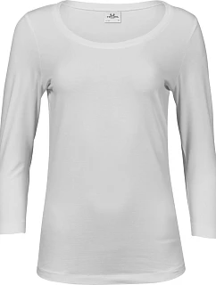 Tee Jays TJ 460 Dámske elastické tričko s 3/4 rukávmi 18.0460 biele