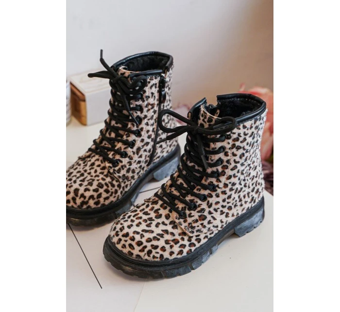 Dětské Botky s Zipem Bežové model 21636505 - Boto