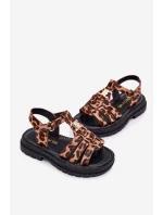 Dívčí sandály s ozdobným detailem model 21701018 - Boto Dívčí sandály s ozdobným detailem model 21701018 - Boto
