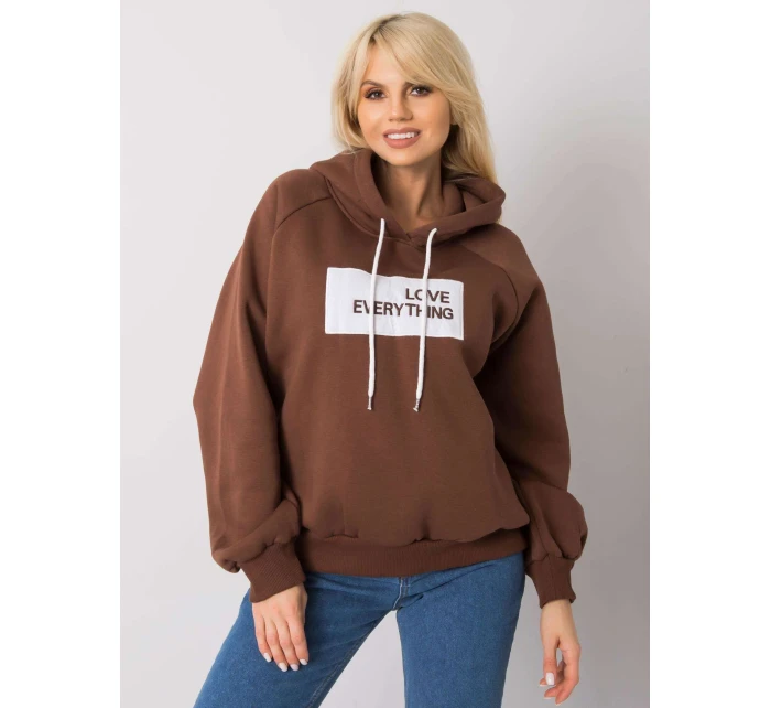 Mikina EM BL model 15883862 hnědá - FPrice Mikina EM BL model 15883862 hnědá - FPrice