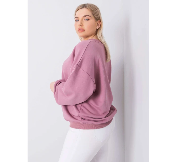 Mikina RV BL 6316.16X tmavo ružová
