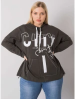 Mikina RV BL 7166.78P tmavá khaki