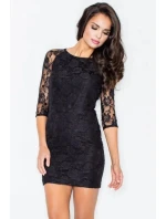 Dámske šaty M076 čierne - FIGL Dámske šaty M076 čierne - FIGL