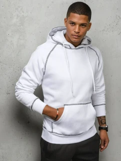 Pánská bílá mikina Dstreet model 21967203 - FashionStreet