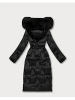 Zimowa kurtka damska ze w  czarna model 21731646 - S'WEST