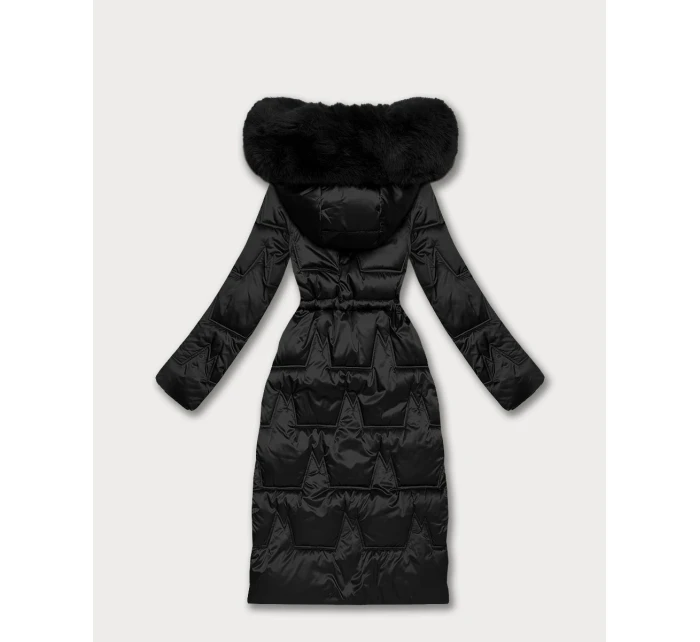 Zimowa kurtka damska ze w  czarna model 21731646 - S'WEST