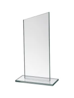 Sklenená trofej s matným podstavcom