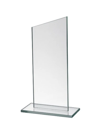 Sklenená trofej s matným podstavcom