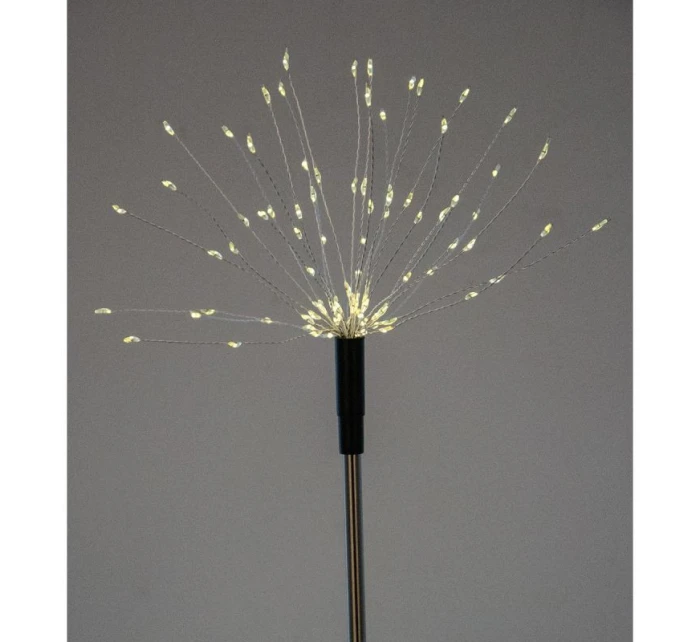 SOLÁRNE SVIETIDLO FÚKAČ STROM OHŇOSTROJ 80CM 90 LED