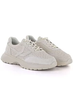 Dámske kožené športové topánky béžové Vinceza 41507