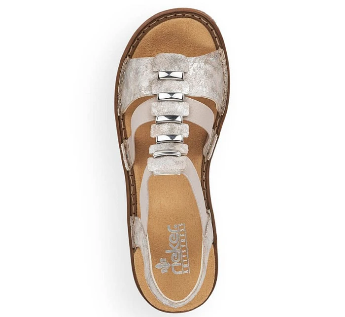 Dámske pohodlné sandále Rieker 62850-90 Dámske pohodlné sandále Rieker 62850-90