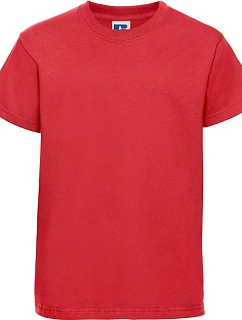 Russell Athletic 180B Detské tričko z hrubej bavlny „Authentic“ 10.180B jasne červené
