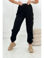 Bavlnené nohavice Amour čierny Bavlnené nohavice Amour čierny