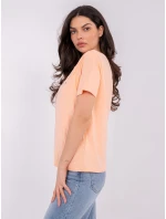 T shirt model 21821386 brzoskwiniowy - FPrice