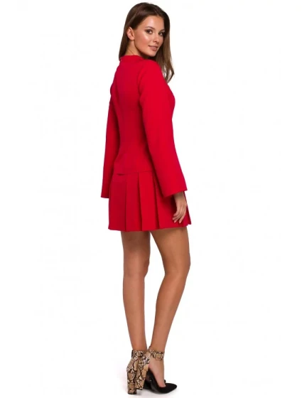 model 18365267 Mini dámské šaty červené - Makover