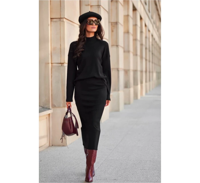 Sukně model 20857735 černá - Roco Fashion Sukně model 20857735 černá - Roco Fashion