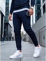 Pánské tmavě modré tepláky Dstreet model 21967443 - FashionStreet
