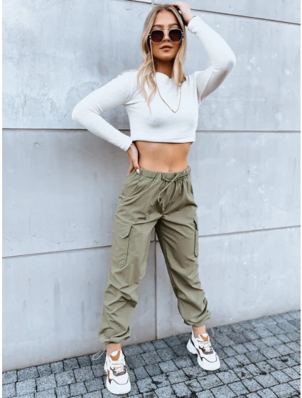 Dámské padákové kalhoty green Dstreet model 21971116 - FashionStreet