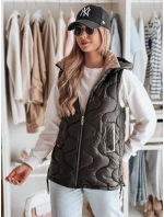 Dámská přechodná prošívaná vesta černá Dstreet model 21987055 - FashionStreet
