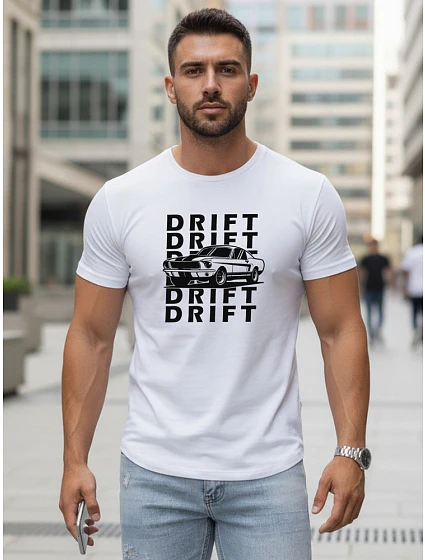 Koszulka męska z nadrukiem  biała model 22155367 - FashionStreet