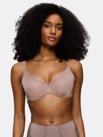 Dámska podprsenka BMU Illusion Curve Bra W01 - BROWN - svetlohnedá 00ZE - TRIUMPH