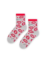 Dámské ponožky model 14559108 Srdce - Steven Dámské ponožky model 14559108 Srdce - Steven