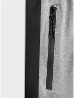 Svetlosivé pánske športové kraťasy (8K281-2)