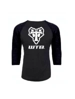 WTB Tričko RAGLAN 3/4 rukáv šedá čierna M