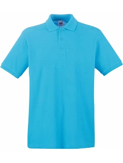 Fruit of the Loom Premium Polo Piqué – polokošeľa 16.3218, azúrovomodrá
