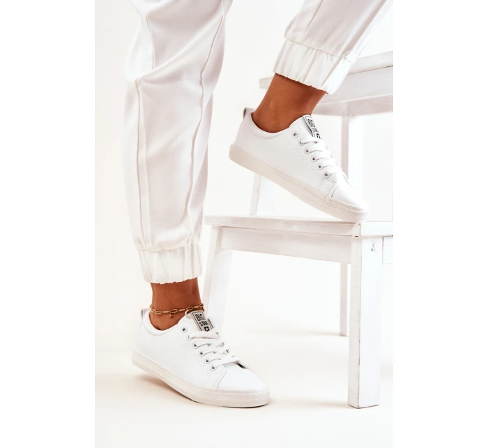 Kožená tenisová obuv Big Star model 21571999 Bílé - Big Star Shoes