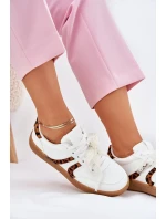 Nízké Dámské Tenisky S Bílé model 21689467 - Boto Nízké Dámské Tenisky S Bílé model 21689467 - Boto