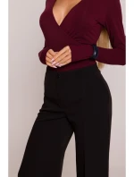 M875 Široké nohavice - čierne