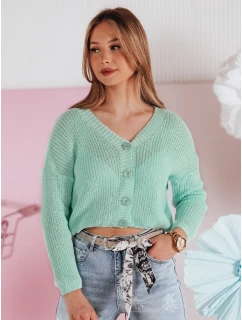 Dámský žebrovaný svetr oversize mint Dstreet model 21986101 - FashionStreet