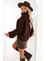 Teplý rolák oversize s širokými rukávy model 21794488 - numoco basic