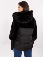 Černá volná bunda z různých materiálů model 21469342 - Factory Price Černá volná bunda z různých materiálů model 21469342 - Factory Price