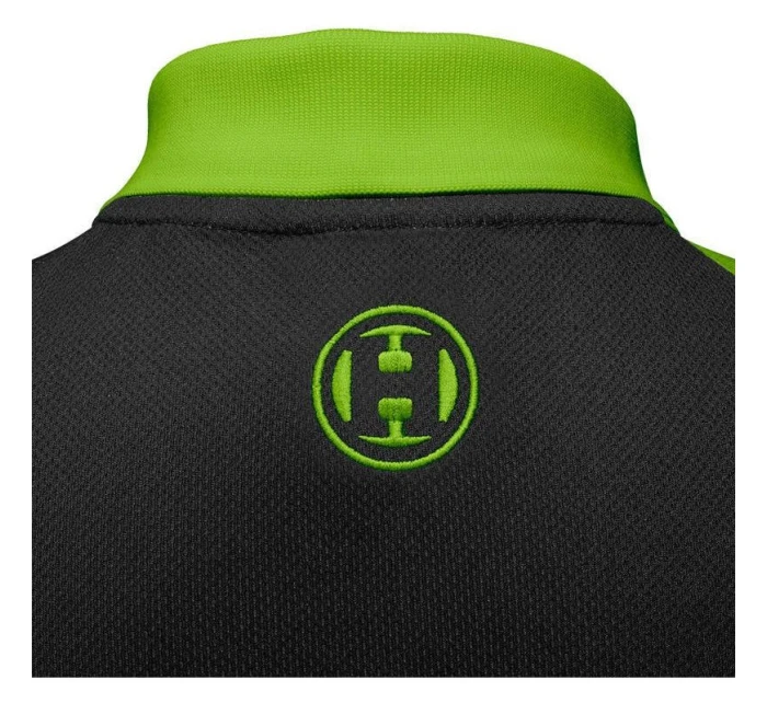 Polokošeľa Harrows Rapide čierno-zelená