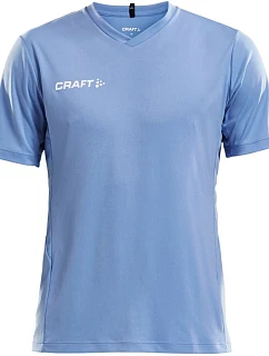 Craft Teamwear Squad Go Jersey Solid M Pánske športové tričko s výstrihom do V 82.5560 mff blue
