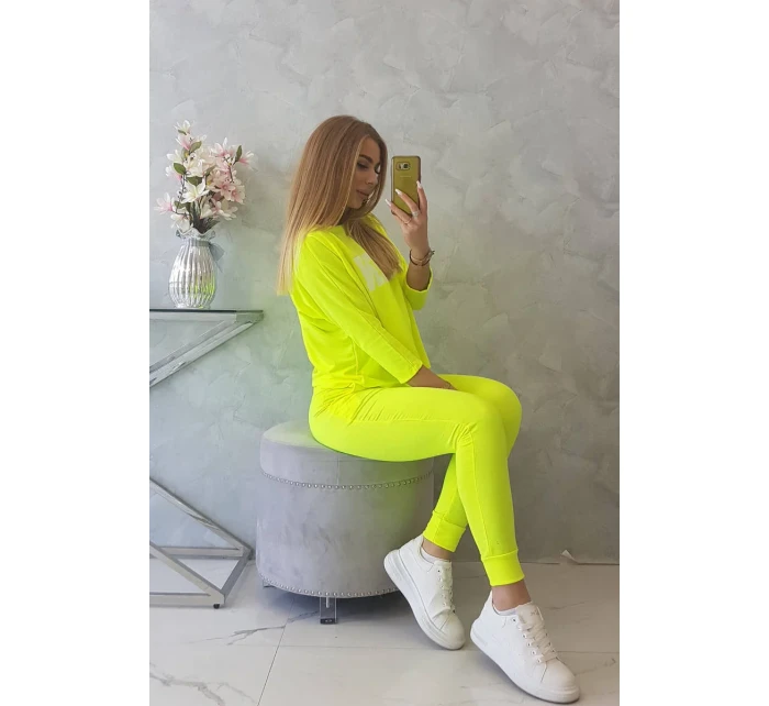 Sada s model 18748710 potiskem Queen yellow - K-Fashion Sada s model 18748710 potiskem Queen yellow - K-Fashion