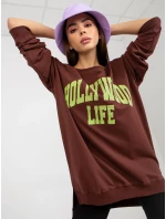 Mikina VI BL 3102.01P tmavo hnedá Mikina VI BL 3102.01P tmavo hnedá