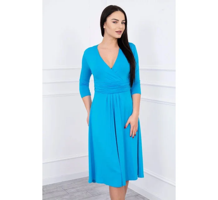 Dámske šaty 2525 Light blue - Kesi