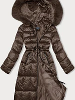 Dámska hnedá zimná bunda S'west (B8207-B8282-14)