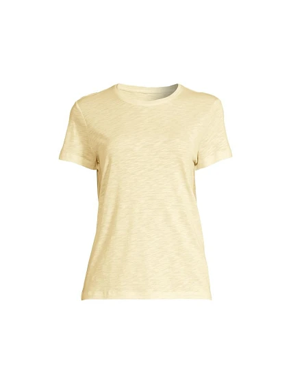 Dámske tričko Casall Soft Texture Tee, žlté