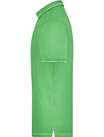 JN Pánské žerzejové elastické polo 02.0 lime green/white model 22487156 - Daiber
