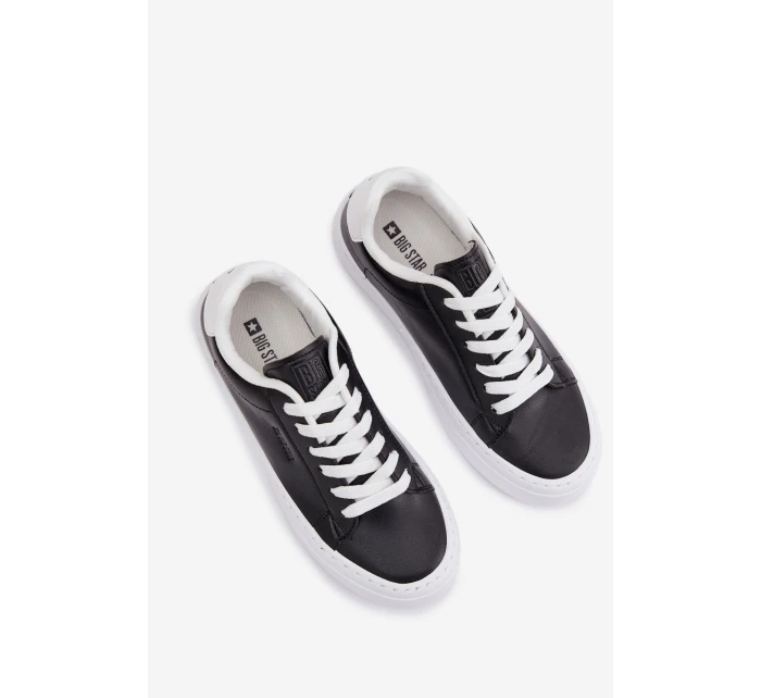 Dámské tenisky z eko kůže Big Star model 22009885 HIPOLY SYSTEM Černé - Big Star Shoes