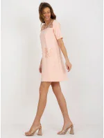 LK SK 506735 šaty.82 broskýň LK SK 506735 šaty.82 broskýň