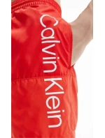 Pánske kúpacie kraťasy - KM00729 XNL - červená - Calvin Klein