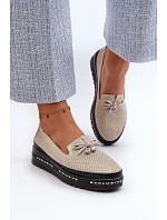 Dámské boty model 22092284 zlaté - S.Barski